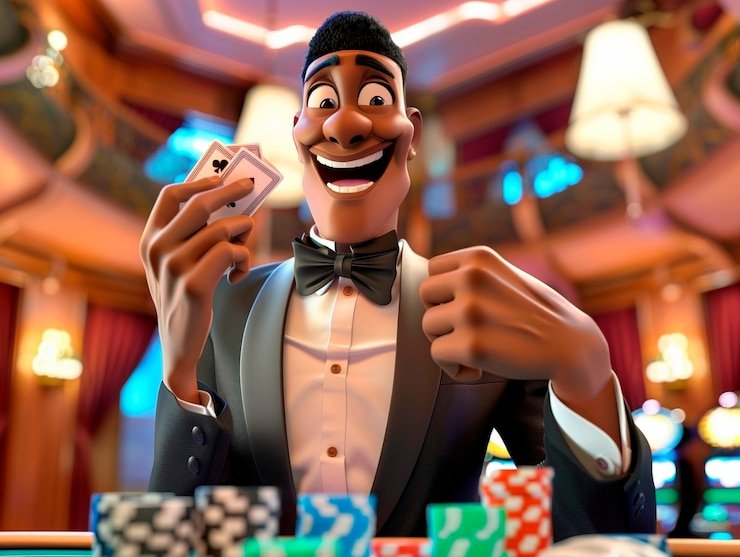 Antarmuka permainan Galactic Gems di aplikasi pahala4d menampilkan gulungan dengan simbol batu mulia dan tata letak yang responsif